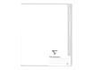 Clairefontaine Koverbook - Cahier polypro 17 x 22 cm - 96 pages - grands carreaux (Seyes) - transparent