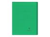 Clairefontaine Koverbook - Cahier polypro A4 (21x29,7 cm) - 96 pages - grands carreaux (Seyes) - vert