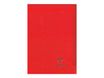 Clairefontaine Koverbook - Cahier polypro A4 (21x29,7 cm) - 96 pages - grands carreaux (Seyes) - rouge