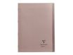 Clairefontaine Koverbook - Cahier polypro A4 (21x29,7 cm) - 96 pages - grands carreaux (Seyes) - gris