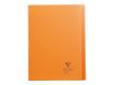 Clairefontaine Koverbook - Cahier polypro A4 (21x29,7 cm) - 96 pages - grands carreaux (Seyes) - orange