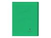 Clairefontaine Koverbook - Cahier polypro 24 x 32 cm - 96 pages - grands carreaux (Seyes) - vert