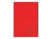 Clairefontaine Koverbook - Cahier polypro 24 x 32 cm - 96 pages - grands carreaux (Seyes) - rouge