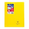 Clairefontaine Koverbook - Cahier polypro 24 x 32 cm - 96 pages - grands carreaux (Seyes) - jaune