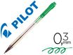 Pilot BP-S Matic - 12 Stylos à bille - vert - rétractable - 0.7 mm