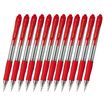 Pilot Super Grip - 12 Stylos à bille - rouge - 1 mm - rétractable