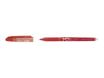 Pilot Frixion Ball - Pack de 12 rollers effaçables - 0,5 mm - rouge