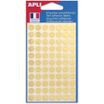 Apli Agipa - 308 Pastilles adhésives - or - diamètre 8 mm - réf 100600