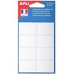 Apli Agipa - 56 Étiquettes adhésives blanches - 24 x 35 mm - réf 111912