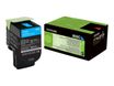 Lexmark 802S - cyan - cartouche laser d'origine