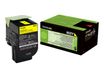 Lexmark 802S - jaune - cartouche laser d'origine