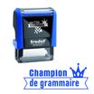 Trodat - Tampon prêt à l'emploi "Champion de grammaire"