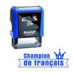 Trodat - Tampon prêt à l'emploi "Champion de français"