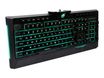 Arokh - Clavier Gamer filaire - rétro-éclairé - noir