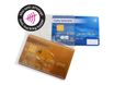 Color Pop - Étui rigide pour carte de crédit - anti-RFID - PVC - transparent