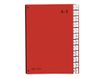 Pagna - Trieur alphabétique 24 positions - rouge