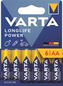 VARTA Longlife Power - 6 piles alcalines - AA LR06