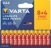 VARTA Max Tech 4703 - 8+4 piles alcalines - AAA LR03