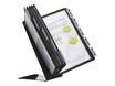 Durable Vario - Pupitre de table (lutrin) avec 10 pochettes A4 - noir