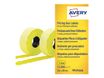 Avery - Boîte de 10 rouleaux de 1200 étiquettes de prix - 26 x 16 mm - jaune