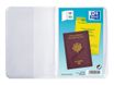 Etui pour passeport Oxford - 2 volets - PVC 20/100e - incolore