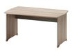 Bureau JAZZ+ - 140 cm - Pieds panneaux - Chêne gris