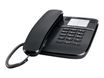 Gigaset DA410 - téléphone filaire - noir