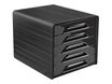 CEP Gloss - Module de classement 5 tiroirs - noir
