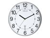 Unilux - Horloge Wave - mécanisme radio pilotée - 30 cm - gris métal