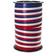 Maildor - Bolduc - ruban d'emballage 10 mm x 10 m - bleu/blanc/rouge