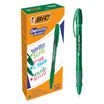 Bic Gelocity Illusion - Pack de 12 rollers effaçables - 0,7 mm - vert
