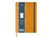 Oberthur Carmen - Carnet de notes souple A5 - ligné - 200 pages - moutarde