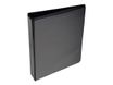 Exacompta Kreacover - Classeur à anneaux personnalisable - Dos 47 mm - A4 Maxi - pour 200 feuilles - noir - 3 pochettes extérieures