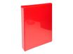 Exacompta Kreacover - Classeur à anneaux personnalisable - Dos 44 mm - A4 Maxi - rouge - 3 pochettes extérieures