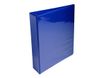 Exacompta Kreacover - Classeur à anneaux personnalisable - Dos 44 mm - A4 Maxi - bleu - 3 pochettes extérieures