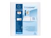 Exacompta Kreacover - Classeur à anneaux personnalisable - Dos 60 mm - A4 Maxi - pour 225 feuilles - blanc - 3 pochettes extérieures