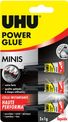 UHU Power Glue - Colle 1 gr - pack de 3 mini tubes