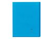 Clairefontaine Koverbook - Cahier polypro 17 x 22 cm - 96 pages - grands carreaux (Seyes) - bleu