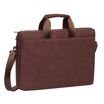 RIVACASE Biscayne - Sacoche pour ordinateur portable 15,6" - marron