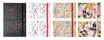 Agenda à élastique Oxford Flowers - 1 semaine sur 2 pages - 10 x 15 cm - disponible dans différents modèles - Hamelin