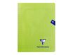 Clairefontaine Mimesys - Cahier polypro 17 x 22 cm - 48 pages - grands carreaux (Seyes) - vert