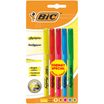 BIC Highlighter - Pack de 5 surligneurs - couleurs assorties