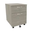 Caisson mobile IDRA/DUAL - L43 x H56 x P60 cm - 2 Tiroirs dont 1 dossier suspendu - Imitation Chêne gris