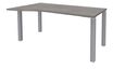 Bureau Vague EXPRIM - L160 cm - Retour gauche - Plateau imitation Chêne gris - Pieds alu