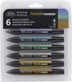 Winsor & Newton ProMarker - Lot de 6 marqueurs double pointe