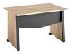 Bureau MAMBO - 120 cm - Pieds panneaux - Chêne Sonoma/noir