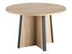 Table de réunion ronde MAMBO - Chêne Sonoma/noir