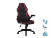 Fauteuil gamer RACER SPEED - accoudoirs rabattables - noir et rouge