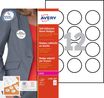 Avery - 240 badges adhésifs ronds pour étiquettes laser - diamètre 51 mm