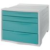 Esselte Colour'Breeze - Module de classement 4 tiroirs - bleu